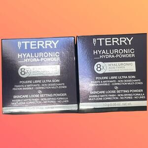 By Terry Hyaluronic Hydra-Powder Setting Powder .35 oz Lot of 2 Colorless New